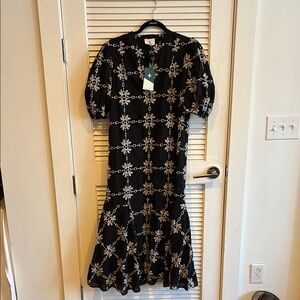 Tuckernuck Black Eyelet Lewis Dress